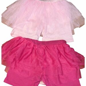 Pink and Light Pink Kids Tutu Shorts